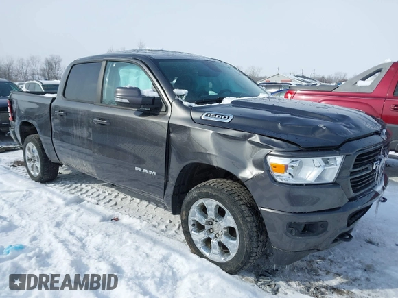2019 Ram 1500 Big Horn/Lone Star with VIN 1C6RRFFG3KN674435, listed as a IAAI auction lot 41618523 with 89,983 mi miles. Bid and sale history available at carsss.com. Image 13.