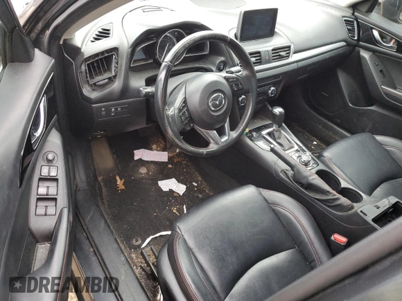 2014 Mazda 3 S Touring with VIN JM1BM1V30E1142940, listed as a Copart auction lot 82905173 with Not Provided miles and Salvage Title. Bid and sale history available at DreamBid. Image 8.