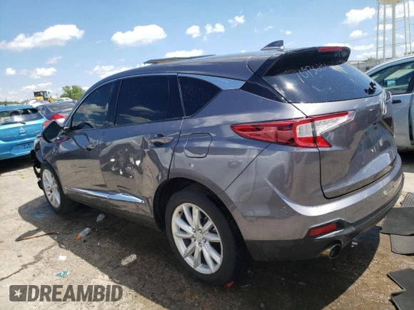 2021 Acura RDX with VIN 5J8TC2H38ML002535, listed as a Copart auction lot 60232244 with 92,692 mi miles and Clean title. Bid and sale history available at DreamBid. Image 2.