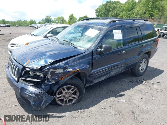 2004 Jeep Grand Cherokee Laredo with VIN 1J4GW48N94C407642, listed as a IAAI auction lot 42381436 with 177,141 mi miles and . Bid and sale history available at DreamBid. Image 2.