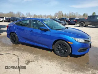 2016 Honda Civic Sedan LX with VIN 19XFC2F52GE215171, listed as a Copart auction lot 53947405 with 102,565 mi miles and Salvage Title. Bid and sale history available at carsss.com. Image 4.