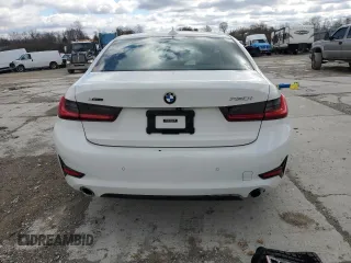 2020 BMW 3 Series 330i xDrive with VIN 3MW5R7J00L8B13473, listed as a Copart auction lot 47280485 with 0 mi miles and Salvage Title. Bid and sale history available at carsss.com. Image 6.