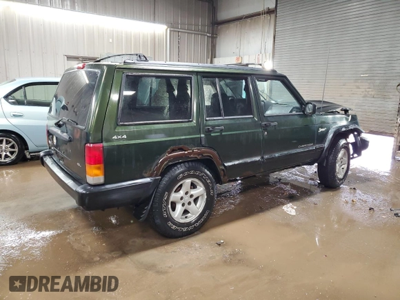 1998 Jeep Cherokee Sport with VIN 1J4FJ68S3WL146331, listed as a Copart auction lot 49420995 with 200,040 mi miles and Salvage Title. Bid and sale history available at carsss.com. Image 3.