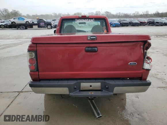 2000 Ford Ranger XL with VIN 1FTYR10C1YPC03166, listed as a Copart auction lot 51484215 with 116,072 mi miles and Salvage Title. Bid and sale history available at carsss.com. Image 6.