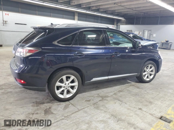 2010 Lexus RX 350 with VIN 2T2ZK1BA6AC024545, listed as a Copart auction lot 59081195 with 177,587 mi miles and Salvage title. Bid and sale history available at DreamBid. Image 3.