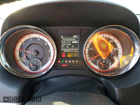 2016 Dodge Grand Caravan R/T with VIN 2C4RDGEG7GR225378, listed as a Copart auction lot 87916505 with 189,207 mi miles and Salvage Title. Bid and sale history available at DreamBid. Image 9.