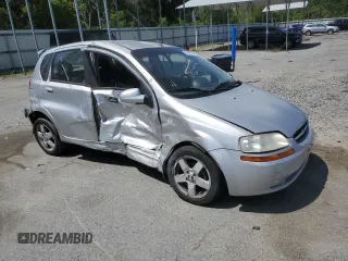 2006 Chevrolet Aveo LT with VIN KL1TG66636B522245, listed as a Copart auction lot 55668655 with Not provided miles and Salvage title. Bid and sale history available at DreamBid. Image 4.