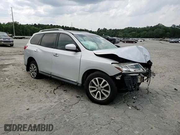 2013 Nissan Pathfinder SL with VIN 5N1AR2MN4DC600712, listed as a Copart auction lot 57294675 with Not provided miles and Salvage title. Bid and sale history available at DreamBid. Image 14.