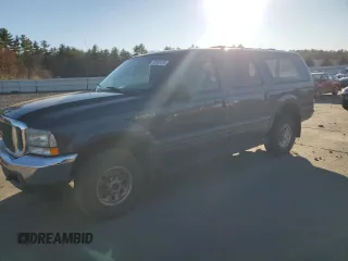 2002 Ford Excursion XLT with VIN 1FMNU41S72EA14478, listed as a Copart auction lot 78355124 with 229,424 mi miles and Salvage Title. Bid and sale history available at DreamBid. Image 1.