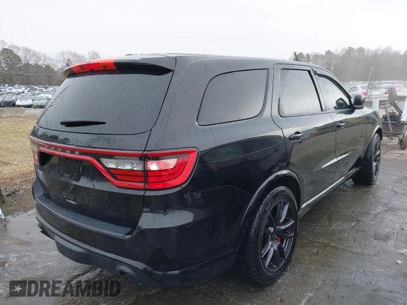 2019 Dodge Durango SRT with VIN 1C4SDJGJXKC550910, listed as a IAAI auction lot 41497932 with 62,541 mi miles and . Bid and sale history available at DreamBid. Image 4.
