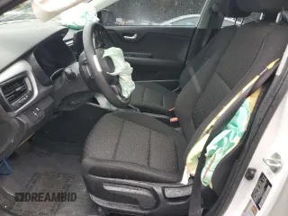 2022 Kia Rio S with VIN 3KPA24AD7NE448158, listed as a Copart auction lot 52122265 with 0 mi miles and Salvage Title. Bid and sale history available at carsss.com. Image 7.