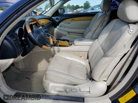 2002 Lexus SC 430 with VIN JTHFN48Y420003210, listed as a Copart auction lot 68178414 with 158,974 mi miles and Clean Title. Bid and sale history available at DreamBid. Image 7.