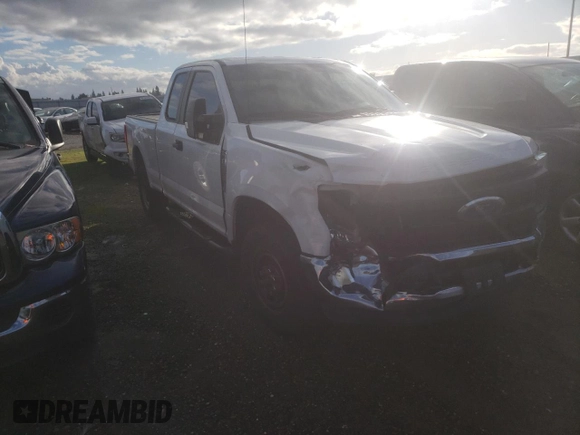 2020 Ford F-250 XL with VIN 1FT7X2A68LEE08102, listed as a Copart auction lot 84545454 with 119,381 mi miles and Salvage title. Bid and sale history available at DreamBid. Image 4.