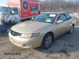 2000 Toyota Solara SE with VIN 2T1CG22P7YC303938, listed as a IAAI auction lot 41770102 with 163,137 mi miles. Bid and sale history available at carsss.com. Image 2.