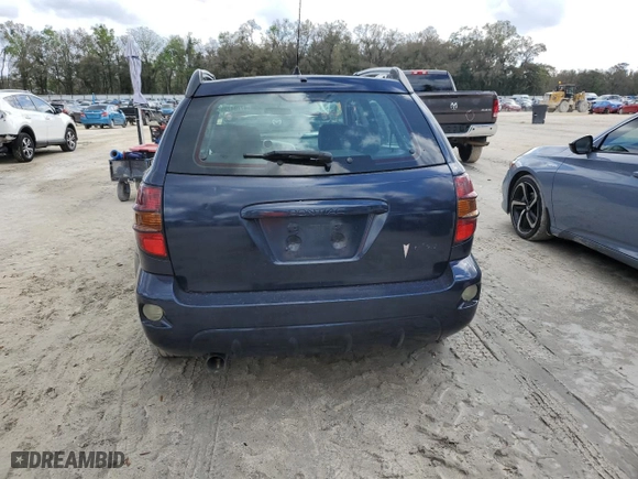 2006 Pontiac Vibe with VIN 5Y2SL67856Z410313, listed as a Copart auction lot 47704735 with 0 mi miles and Non Repairable. Bid and sale history available at carsss.com. Image 6.