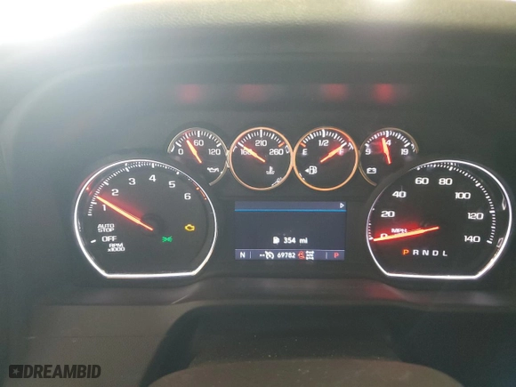 2019 Chevrolet Silverado 1500 LT with VIN 3GCPYDEK2KG212521, listed as a Copart auction lot 46452255 with 69,782 mi miles and Salvage Title. Bid and sale history available at carsss.com. Image 9.