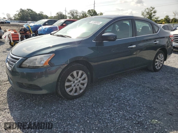 2015 Nissan Sentra SV with VIN 3N1AB7AP6FY357204, listed as a Copart auction lot 54585265 with 83,703 mi miles and Salvage Title. Bid and sale history available at DreamBid. Image 1.
