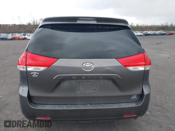 2013 Toyota Sienna LE with VIN 5TDJK3DC1DS049621, listed as a IAAI auction lot 42027930 with 206,148 mi miles and . Bid and sale history available at DreamBid. Image 16.