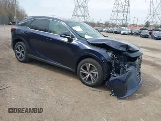 2025 Lexus RX 350 with VIN 2T2BAMCAXSC093390, listed as a IAAI auction lot 41843237 with 3,056 mi miles and . Bid and sale history available at DreamBid. Image 1.