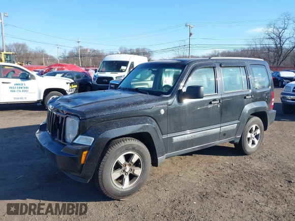 2008 Jeep Liberty Sport with VIN 1J8GN28K38W256670, listed as a IAAI auction lot 41688609 with 147,343 mi miles. Bid and sale history available at carsss.com. Image 18.