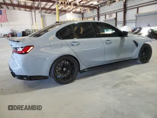 2023 BMW M3 Competition z VIN WBS33AY03PFN62375, wystawiony jako Copart lot #47433395 z przebiegiem 27 849 mil mil oraz Szkoda całkowita • Salvage title. Historia ofert i sprzedaży dostępna na DreamBid. Obrazek 3.