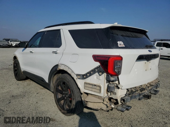 2020 Ford Explorer ST with VIN 1FM5K8GC7LGA29212, listed as a Copart auction lot 43271295 with 117,836 mi miles and Salvage Title. Bid and sale history available at carsss.com. Image 2.
