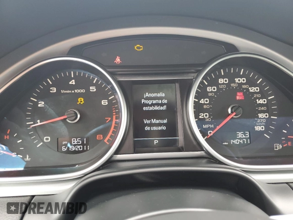 2012 Audi Q7 Premium Plus с VIN WA1LGAFE0CD002016, выставлен на аукционе Copart как лот 56782455 с пробегом 140 471 миль миль и Чистый • Clean title. История ставок и продаж доступна на DreamBid. Изображение 9.