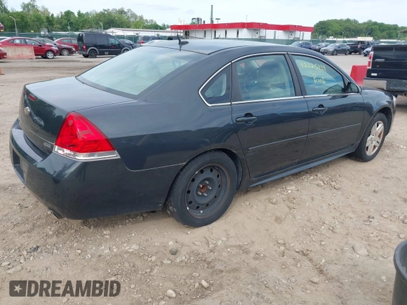 2014 Chevrolet Impala LT with VIN 2G1WB5E33E1180051, listed as a IAAI auction lot 42225939 with 162,161 mi miles and . Bid and sale history available at DreamBid. Image 4.