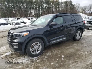 2023 Ford Explorer XLT with VIN 1FMSK8DH3PGB18140, listed as a Copart auction lot 46223225 with 52,876 mi miles and Clean Title. Bid and sale history available at carsss.com. Image 1.
