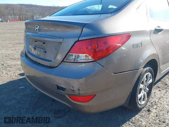 2012 Hyundai Accent GLS with VIN KMHCT4AE3CU114931, listed as a IAAI auction lot 41751304 with 166,831 mi miles. Bid and sale history available at carsss.com. Image 6.