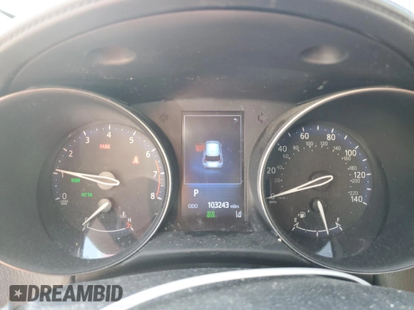 2018 Toyota C-HR XLE with VIN NMTKHMBX8JR037684, listed as a Copart auction lot 50486505 with 103,243 mi miles and Salvage Title. Bid and sale history available at DreamBid. Image 9.