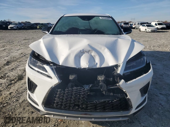 2020 Lexus RX 350 F Sport with VIN 2T2SZMDAXLC235598, listed as a Copart auction lot 82036884 with 47,168 mi miles and Salvage title. Bid and sale history available at DreamBid. Image 5.