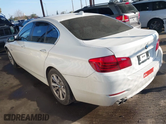 2015 BMW 5 Series 528i with VIN WBA5A5C5XFD520132, listed as a IAAI auction lot 41433751 with 76,576 mi miles and . Bid and sale history available at DreamBid. Image 3.