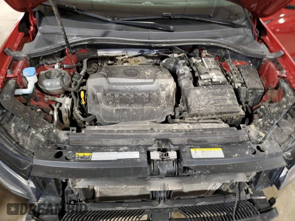 2022 Volkswagen Tiguan SE with VIN 3VV2B7AX6NM039012, listed as a Copart auction lot 55279705 with 54,011 mi miles and Salvage title. Bid and sale history available at DreamBid. Image 12.