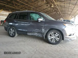 2016 Honda Pilot EX-L with VIN 5FNYF5H70GB028361, listed as a Copart auction lot 45791915 with 138,412 mi miles and Salvage Title. Bid and sale history available at DreamBid. Image 4.