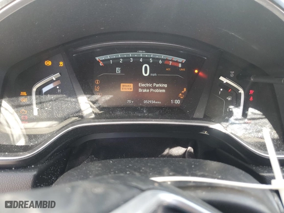 2018 Honda CR-V EX-L with VIN 7FARW2H86JE021745, listed as a Copart auction lot 52925385 with 52,934 mi miles and Salvage Title. Bid and sale history available at carsss.com. Image 9.
