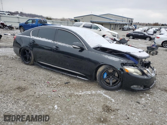2009 Lexus GS 350 with VIN JTHBE96S190045970, listed as a Copart auction lot 82861164 with 146,641 mi miles and Non Repairable. Bid and sale history available at carsss.com. Image 4.