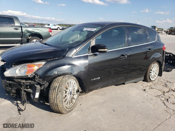 2015 Ford C-Max Hybrid SEL with VIN 1FADP5BUXFL120928, listed as a Copart auction lot 72073924 with 124,522 mi miles and Salvage Title. Bid and sale history available at carsss.com. Image 1.