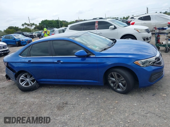 2022 Volkswagen Jetta SE with VIN 3VW7M7BU9NM014623, listed as a IAAI auction lot 42012005 with 39,643 mi miles and . Bid and sale history available at DreamBid. Image 13.