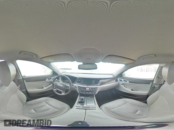 2017 Genesis G80 3.8L z VIN KMHGN4JE1HU175973, wystawiony jako Copart lot #55889575 z przebiegiem 106 543 mil mil oraz Szkoda całkowita • Salvage title. Historia ofert i sprzedaży dostępna na DreamBid. Obrazek 15.