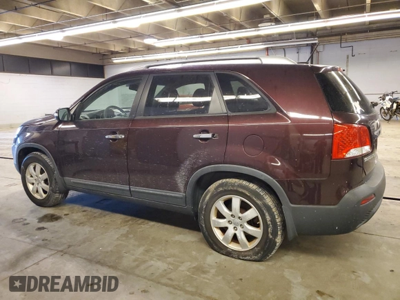 2013 Kia Sorento LX with VIN 5XYKT4A69DG357221, listed as a Copart auction lot 41734095 with 115,261 mi miles and Clean Title. Bid and sale history available at carsss.com. Image 2.