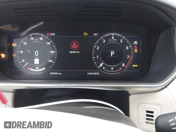 2021 Land Rover Range Rover Sport HST with VIN SALWS2RU4MA765128, listed as a IAAI auction lot 41450592 with 25,434 mi miles and . Bid and sale history available at DreamBid. Image 7.
