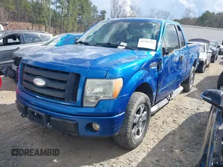 2009 Ford F-150 STX with VIN 1FTRX14899FA26714, listed as a IAAI auction lot 41791715 with 283,000 mi miles. Bid and sale history available at carsss.com. Image 17.