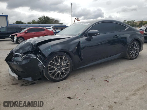 2018 Lexus RC 300 with VIN JTHHA5BC6J5008725, listed as a Copart auction lot 74553644 with 80,119 mi miles and Salvage title. Bid and sale history available at DreamBid. Image 1.