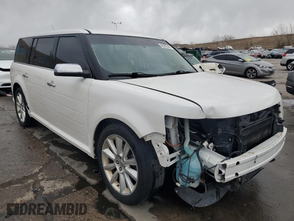 2011 Ford Flex Limited w/Ecoboost with VIN 2FMHK6DT8BBD28185, listed as a Copart auction lot 48962345 with 181,775 mi miles and Salvage Title. Bid and sale history available at carsss.com. Image 4.