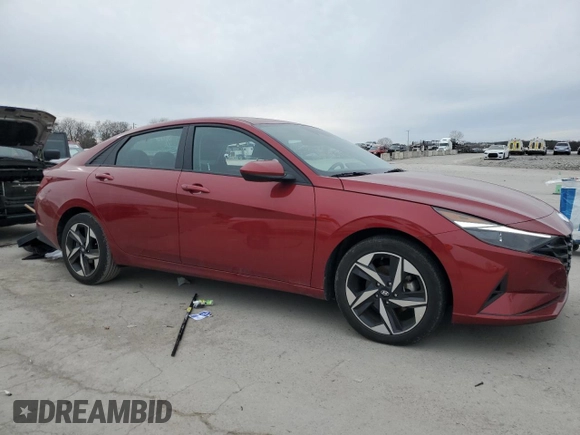 2023 Hyundai Elantra SEL with VIN KMHLS4AG9PU596069, listed as a Copart auction lot 83209214 with 20,407 mi miles and Salvage Title. Bid and sale history available at DreamBid. Image 4.