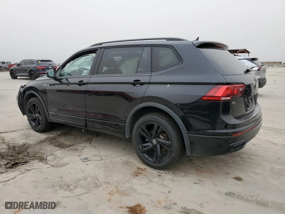 2023 Volkswagen Tiguan SE R-Line Black with VIN 3VVCB7AX0PM115167, listed as a Copart auction lot 48349595 with 36,962 mi miles and Salvage Title. Bid and sale history available at carsss.com. Image 2.