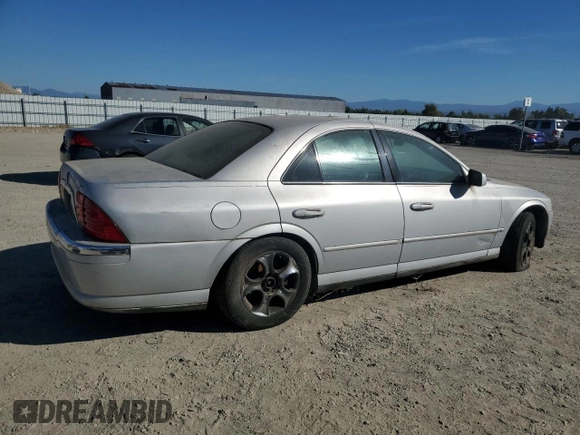 2000 Lincoln LS with VIN 1LNHM87A2YY819945, listed as a Copart auction lot 74566024 with Not Provided miles and Clean Title. Bid and sale history available at carsss.com. Image 3.