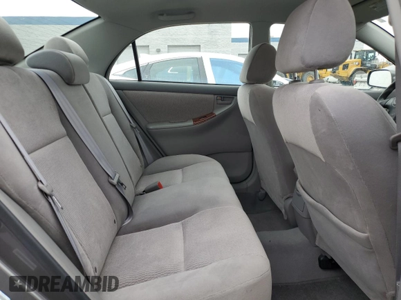 2005 Toyota Corolla CE with VIN 1NXBR32EX5Z403620, listed as a Copart auction lot 58641705 with 38,270 mi miles and Salvage title. Bid and sale history available at DreamBid. Image 10.