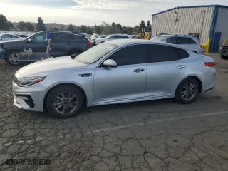 2019 Kia Optima LX with VIN 5XXGT4L31KG346305, listed as a Copart auction lot 50213305 with 123,144 mi miles and Salvage Title. Bid and sale history available at carsss.com. Image 1.